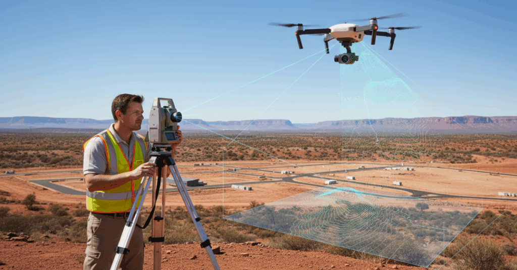 Drone and Laser Scanning Surveys