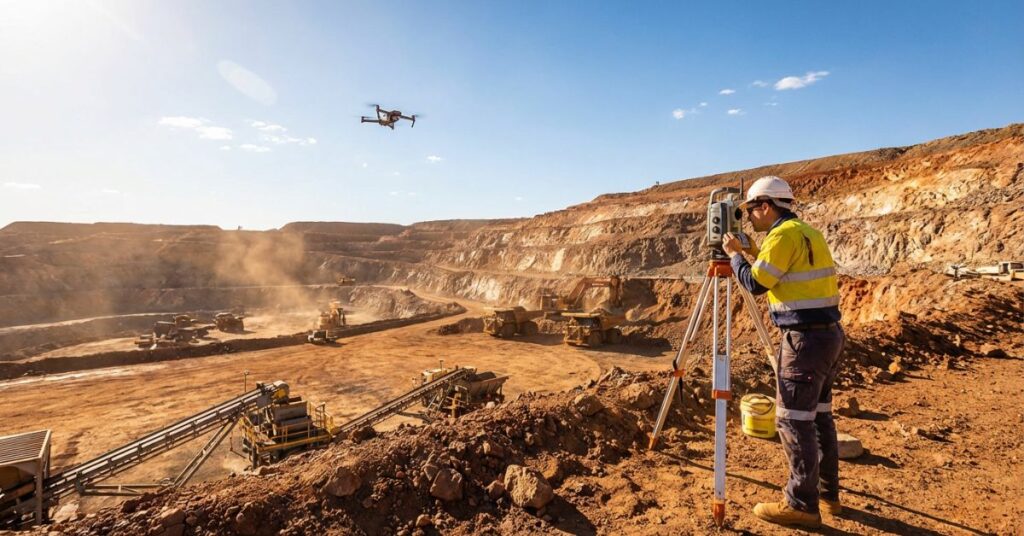 mining project surveying in Australia